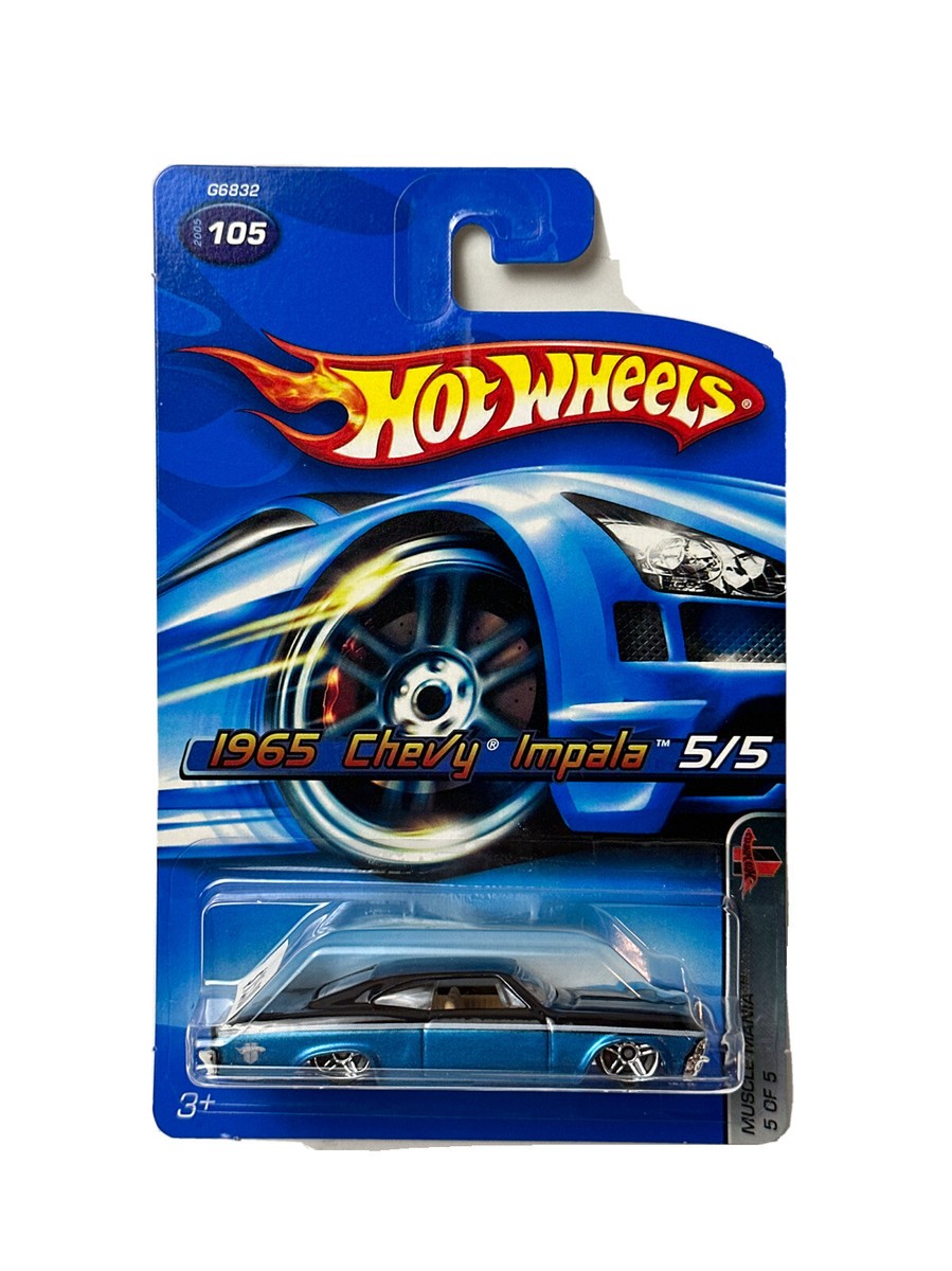 2005 Hot Wheels Mainline #105 Muscle Mania 5/5 1965 CHEVY IMPALA