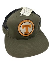 Texas Longhorn Adult Trucker Dad Mesh Baseball Cap Hat Grn Adj. Buckle NWT VTG