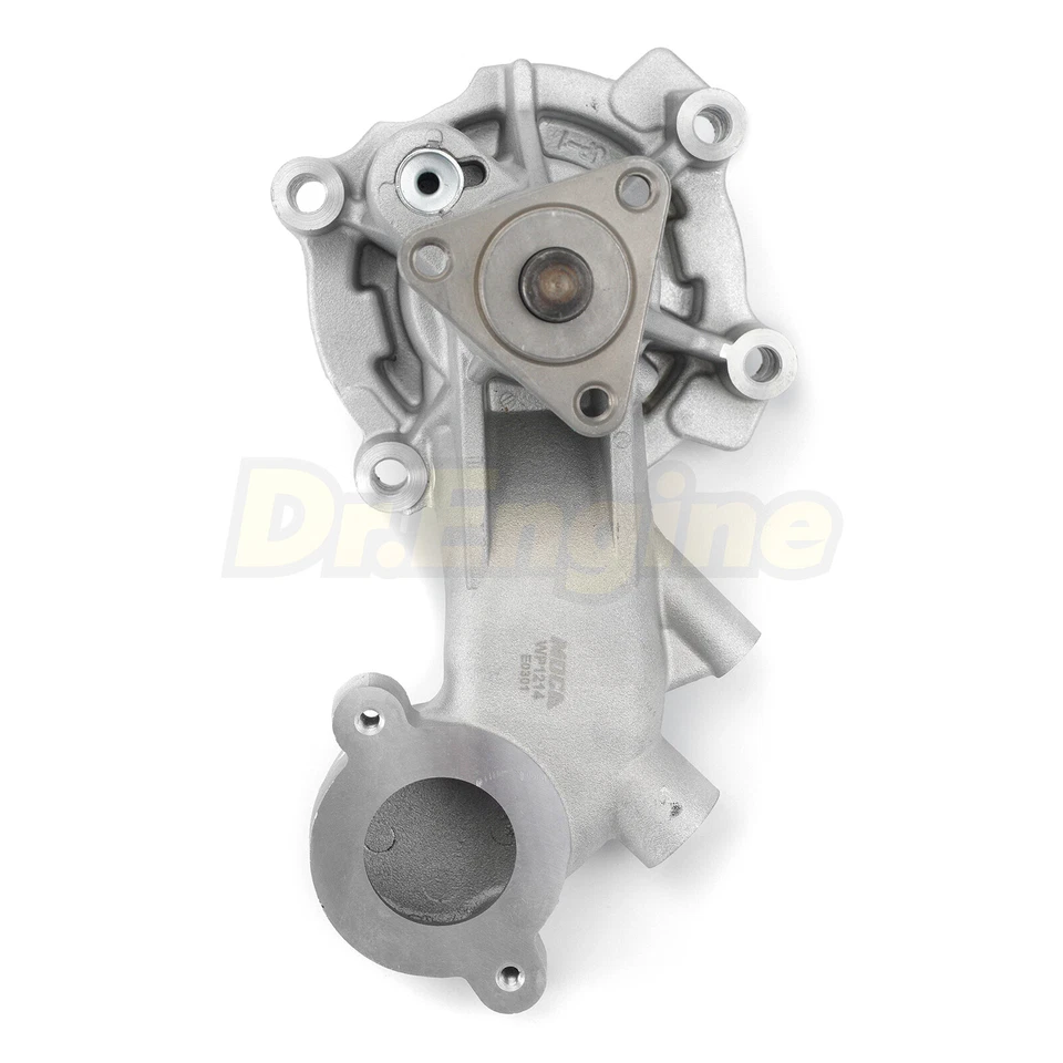 Bomba de agua con brida de polea de 3 pernos con correa para Ford Mustang 14-22 5,0 L 5,2 L Foto 3 de 4
