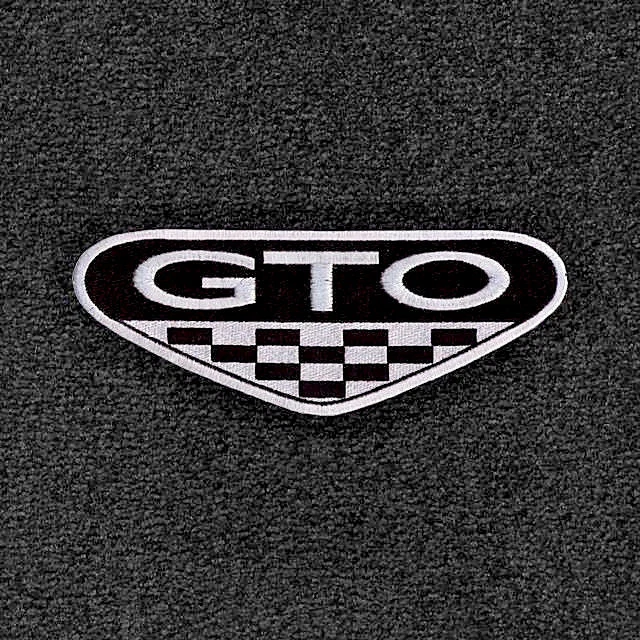 LLOYD Classic Loop Alfombrillas delanteras Alfombrillas de ébano con logotipo GTO 2004 Pontiac GTO Foto 2 de 4