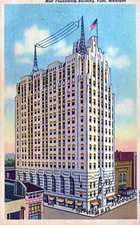 Flint Michigan Mott Foundation Building Postcard