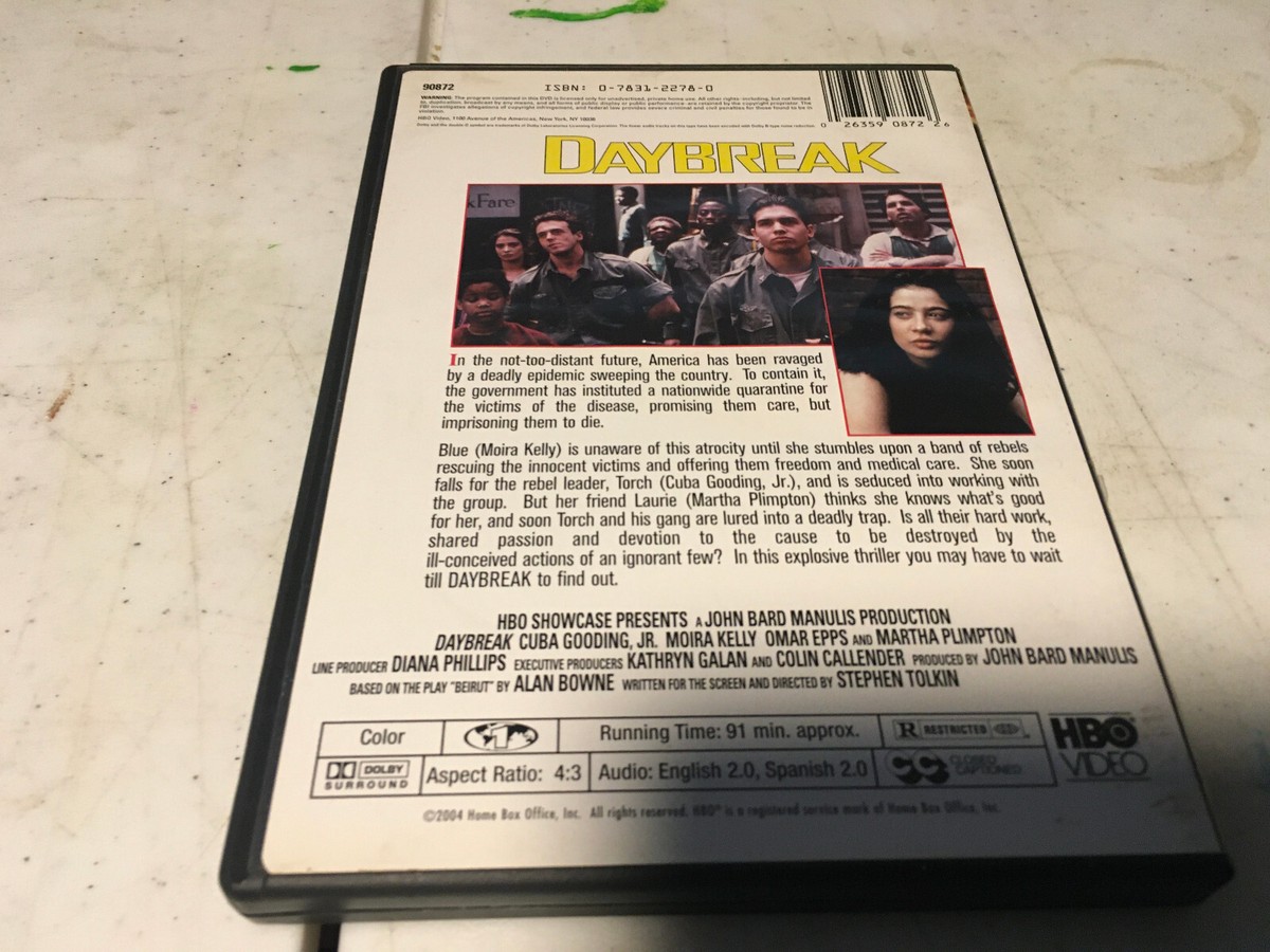 Daybreak Cuba Gooding Jr Moira Kelly DVD 26359087226| eBay