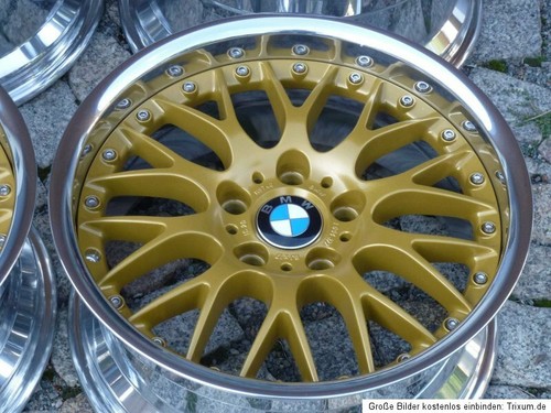 BMW Factory 17 BBS #42 OEM Wheels E39 E46 E36 E32 E34 E28 M5 E30 M3 Z3 E38 Style - Picture 5 of 10