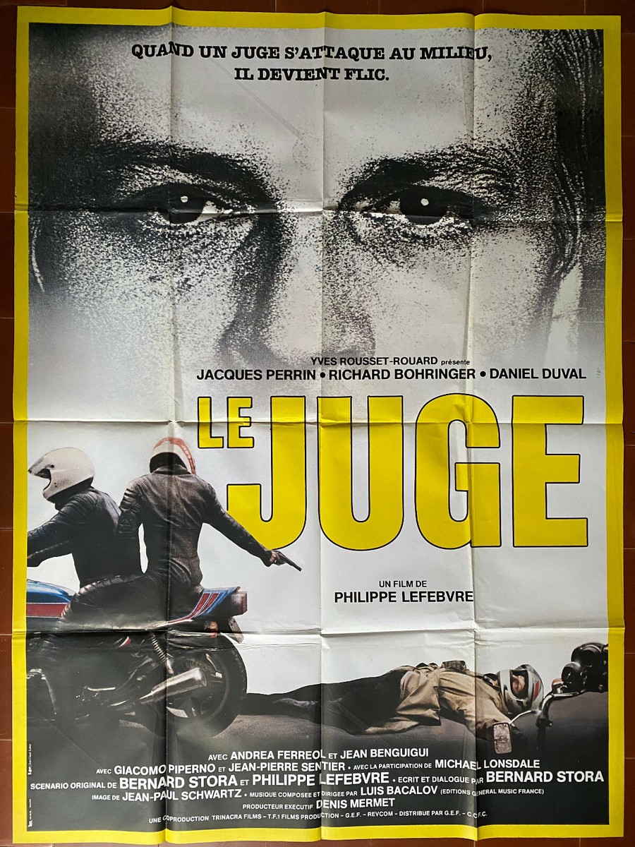 Poster The Judge Philippe Lefevre Jacques Perrin Richard Bohringer