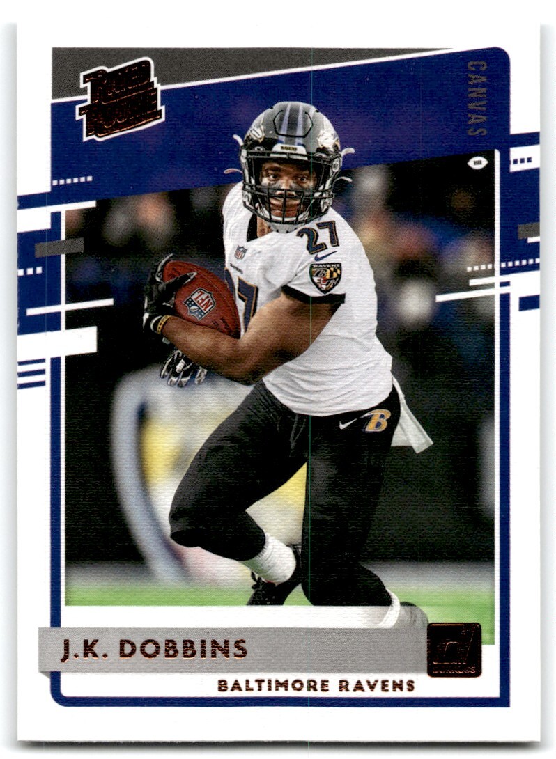 2020 DONRUSS J.K. DOBBINS RC BALTIMORE RAVENS #311