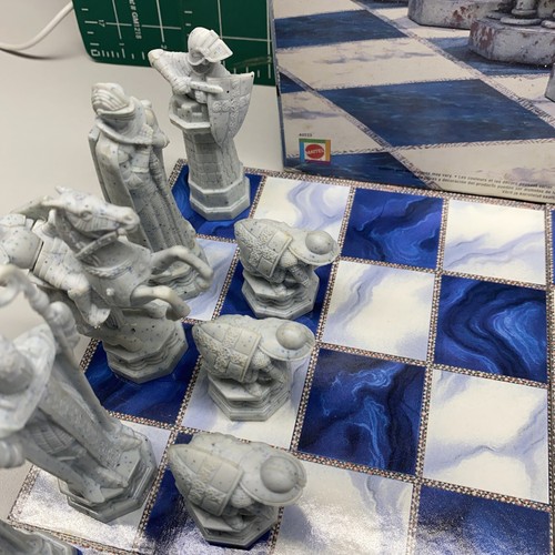 Harry Potter Wizard Chess Game, Mattel, 2002, Missing 1 White PAWN - Picture 4 of 12
