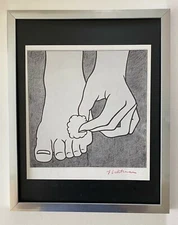 Roy Lichtenstein | Vintage 1970 Signed | Mounted 11x14 Offset Lithograph | $