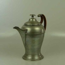 Zinnkanne/Teekanne/Kaffeekanne/Zinn/19 Jhd/1192