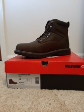 wolverine men's floorhand 6 inch waterproof soft toe work shoe