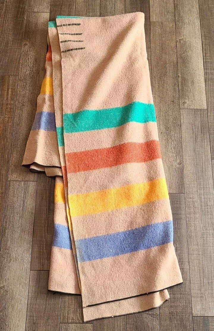 ANTIQUE PENDLETON YELLOWSTONE PARK BLANKET 4-POINT VINTAGE 1900s