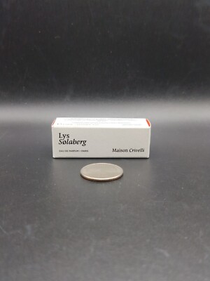 Maison Crivelli Lys Solaberg eau de parfum  .05 fl.oz /1.5 ml  Sample Spray NIB