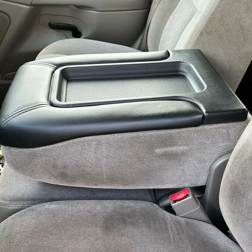 Center Console Cover Fit for Chevy Silverado Sierra 1999-2007 Armrest Lid Latch Foto 3 de 4