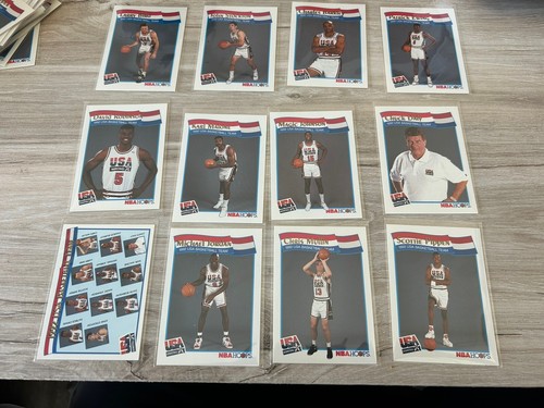 1991-92 NBA Hoops Set McDonald's USA Dream Team - All 12 cards w/Michael Jordan!