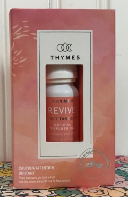 NEW IN BOX THYMES REVIVE SWEET TANGERINE NATURAL DIFFUSER OIL 0.25 OZ