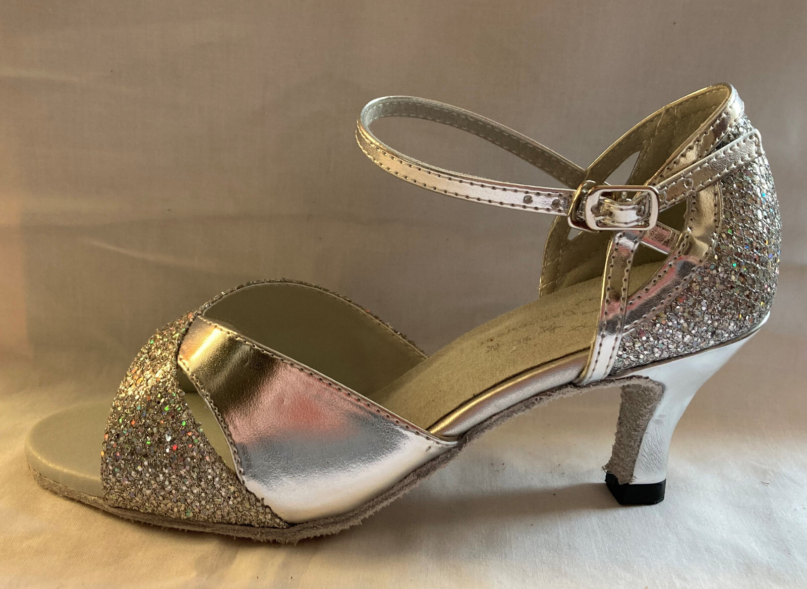 Ladies Black/Silver/Red/Gold Ballroom, Salsa, Latin, Dance Shoes UK