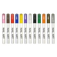 12Pcs Nail Art Pen Nail Art Painting Pen Colourful Nail Art Pen Nail Dotting Pen