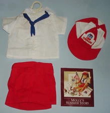 American Girl Doll Molly McIntire CAMP GOWONAGIN UNIFORM  1998  Unused!
