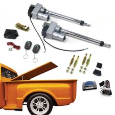 Dual Bolt-on Power Tonneau Cover Hard Top Lift Actuator Kit w/ Remote Control XL