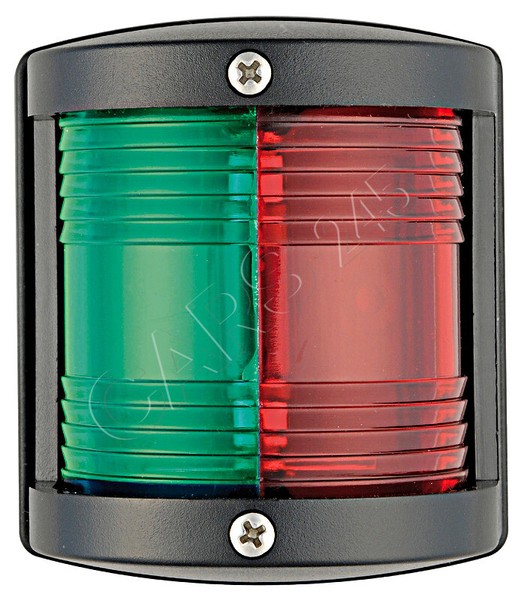 Osculati Utility 77 Navigationslicht Schwarz/225 (Degrees) Rot-GrüN-image