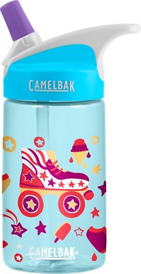 Camelbak Eddy Kinder Anti-Spill Wasser/Getränke Trinkflasche ROLLSCHUHE