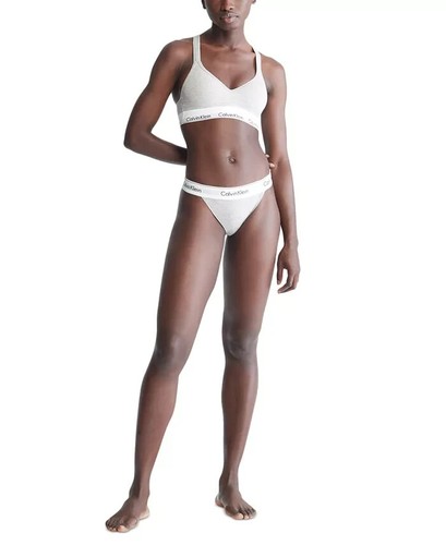 Bralette acolchado moderno de algodón Calvin Klein para mujer QF1654 QF7781 - Imagen 12 de 36