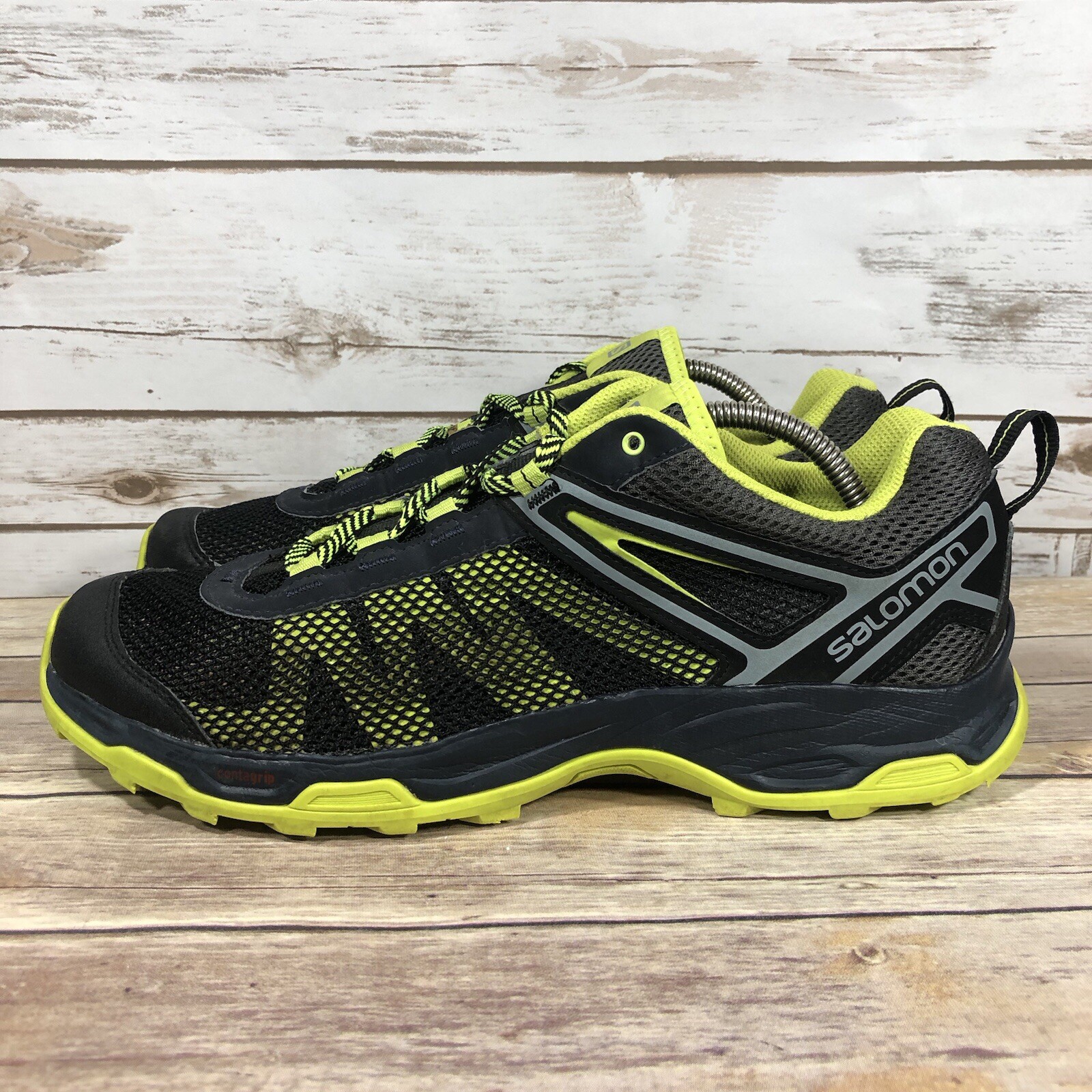 Scarpe Salomon X Ultra Trail Running Uomo Taglia 12 Sportive Jogging Nero Giallo*