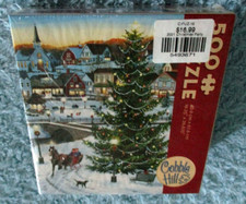 Cobble Hill Wild Wings CHRISTMAS PARTY 500 Piece Puzzle USA Sealed NIB