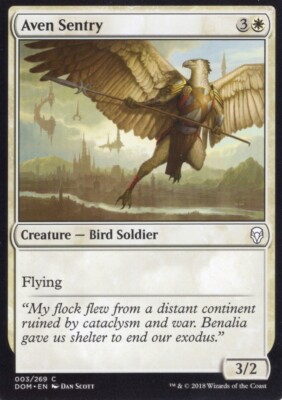 3X AVEN SENTRY 003/269 DOMINARIA MTG MAGIC NM X3
