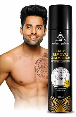 Urbangabru Hair Removal Cream Spray ,Painless Body Hair Removal - Main Image
