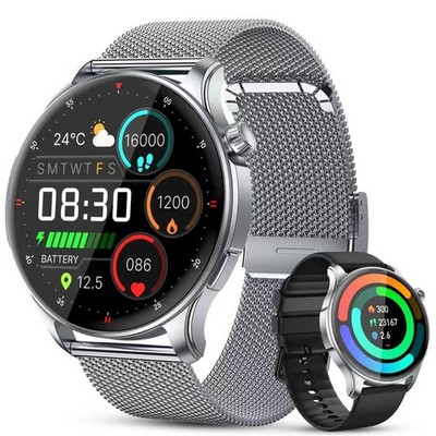 Smart Watch for Men Women Fitness: Make Answer Call Running Digital Mens Watc...