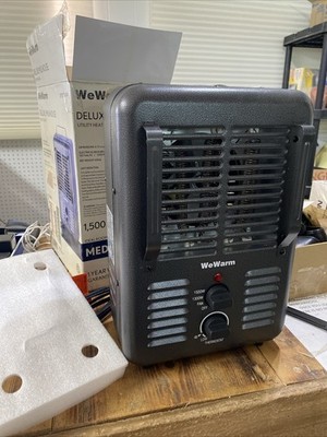 New Open Box We Warm DELUXE MILKHOUSE UTILITY HEATER 1500 6Watt HT1912 Free Ship