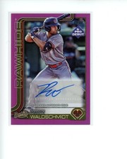 2025 Topps Pro Debut Purple Foil Autograph #PD168 Ryan Waldschmidt #d 97/199