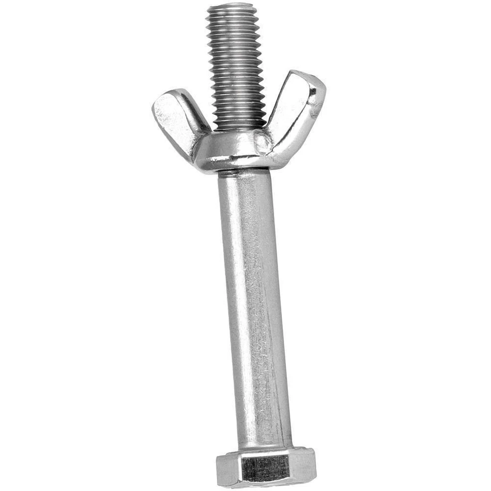 Flügelmuttern M8 mit Edelstahl A2 Sechskantschrauben mit Schaft DIN 931 Schraube - Bild 4 von 4