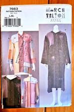 Vogue 7663  Marcy Tilton Jacket Coat Sewing P...