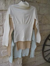 Three Bebe Lightweight Turtleneck Pullovers s...