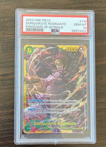 Donquixote Rosinante graded PSA 10 for sale on eBay