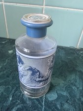 Vintage 70s Avon Blue Greek Athena Tribute Afters Shave Horseman Decor Barber