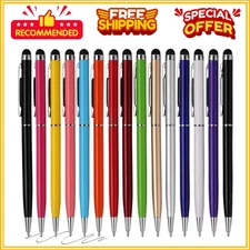 "15 Pack 2-in-1 Stylus & Ballpoint Pens for Touch Screens - Phone, Tablet USA