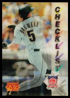 Jeff Bagwell 1995 Check list  #166 Houston Astros
