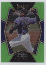 2022 Panini Select Premier Level Neon Green Prizm /99 German Marquez #197 0f7h