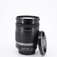 Canon EF-S 18-200mm IS F3.5-5.6 IS Lens, Both Caps