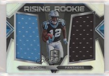 2018 Panini Spectra Rising Rookie Materials 64/199 DJ Moore #21 gn1