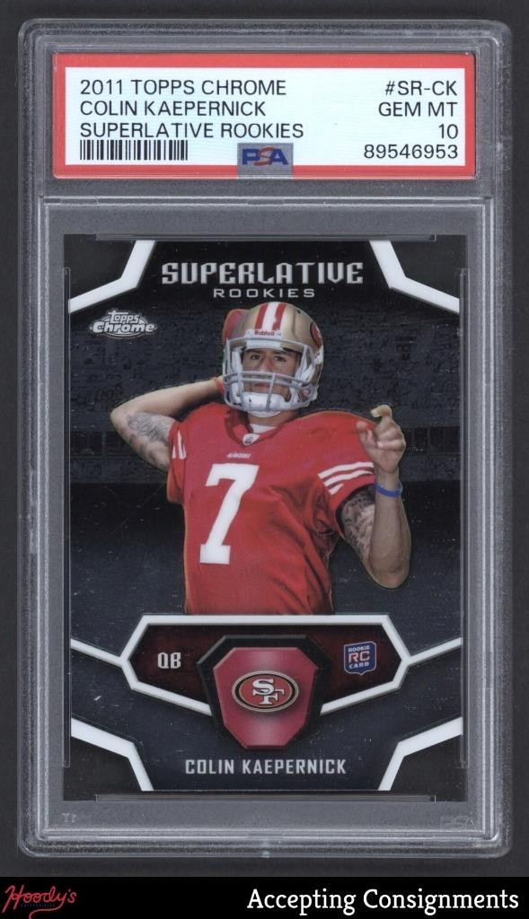 Colin Kaepernick Topps Chrome Superlative Rookies #SRCK Base