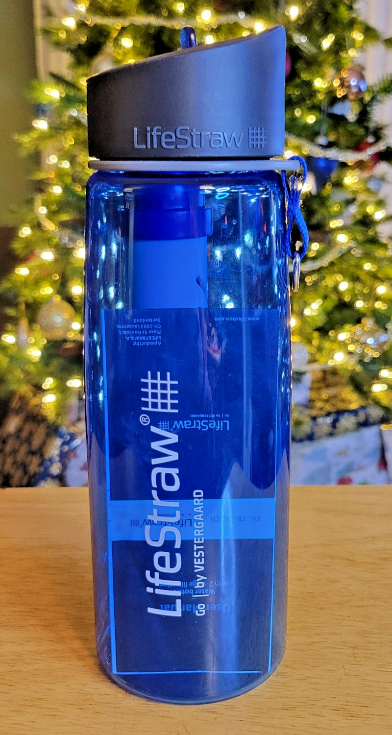 LifeStraw Go Water Filter Bottle 22oz - Blue NEW