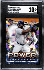 2020 Bowman's Best Yordan Alvarez Power Producers ATOMIC REFRACTOR SGC 10 GEM RC
