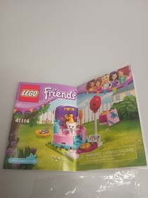 Lego Friends Manual For Set 41114 Party Styling NO BRICKS