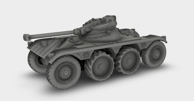 Panhard EBR-90 Spähpanzer Frankreich Bausatz 3D Druck 1:87 - 1:35