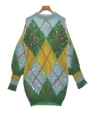 GUCCI Dresses Light bluexGreenxYellow etc.(Argyle) S 2200531546024