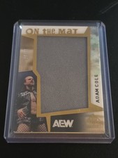 2025 AEW Game Used Sp Adam Cole On The Mat 38/50