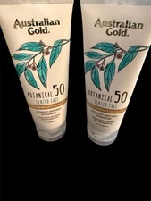 Australian Gold Botanical 40 Tinted Face Med to Tan Skintones Lot Of 2 BB 5/26